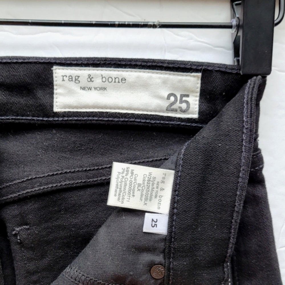 Rag & bone Jeans Nina High Rise Skinny Zip Side - Picture 6 of 10